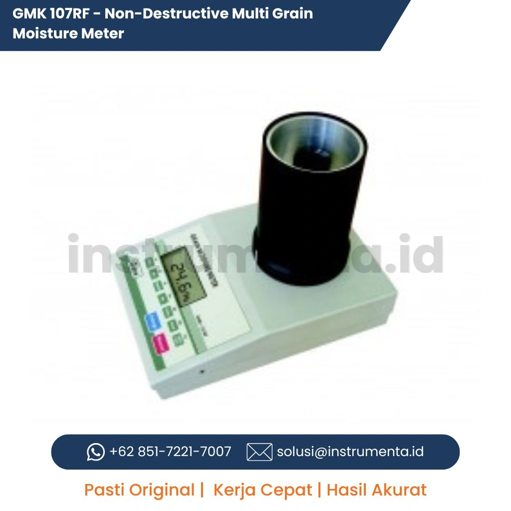 Authorized Distributor GMK 107RF Non-Destructive Multi Grain Moisture Meter Alat Ukur Kadar Air Biji-Bijian Digital